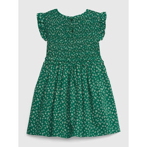 GAP Green Floral Kids Casual Dress